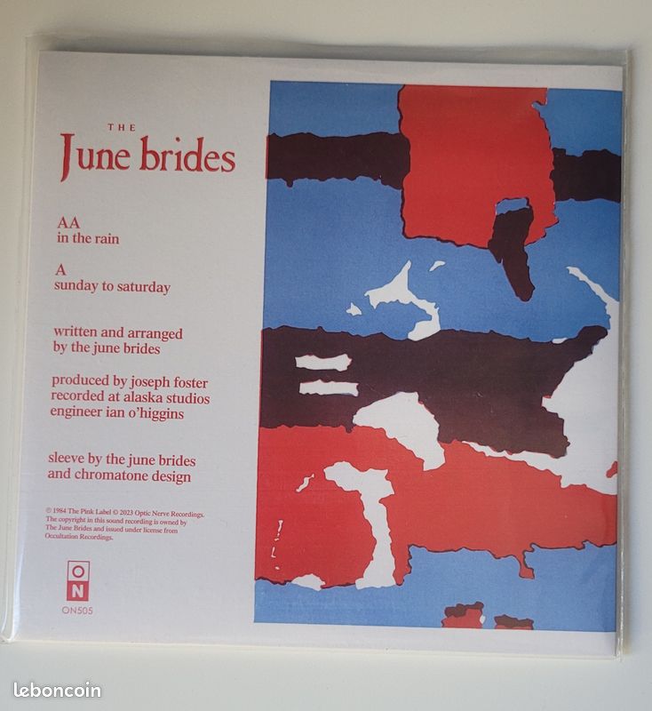 The June Brides, "In The Rain / Sunday to Saturday" (45 tours) (image 2)