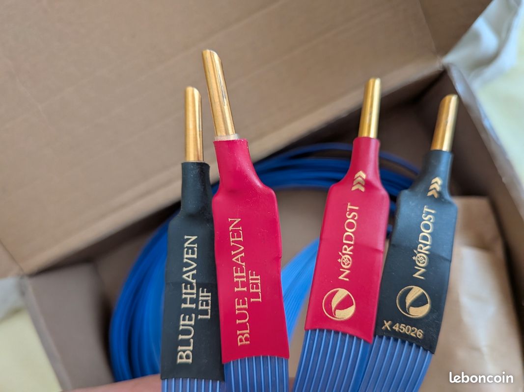 Nordost Blue Heaven câbles HP tout bananes 3m PRIX POUR NÉGOCIER (image 2)