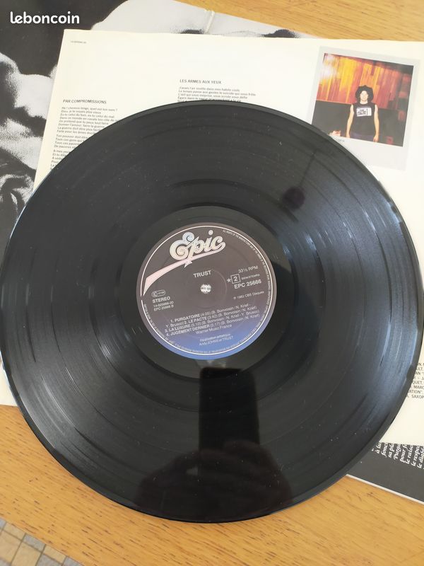 Vinyle LP Trust par compromission CBS 1983 (image 4)