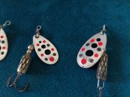 LEURRE ANCIEN CUILLÈRE O'BLEU PECHE TRUITE devon lure old fishing antique N°53 EUR 3,00 - FR