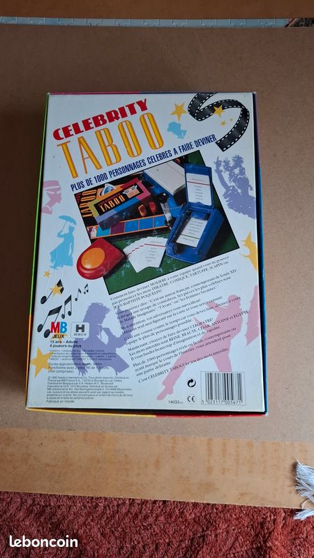 Jeu de société Taboo Celebrity (image 4)