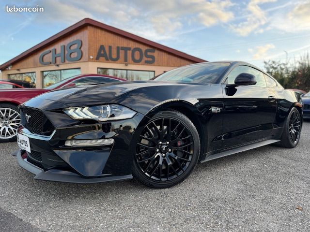 FORD MUSTANG V8 5.0 GT FASTBACK PHASE 2 BOITE AUTOMATIQUE PACK PREMIUM SYSTEME AUDIO BANG & OLUFSEN FULL BLACK * DISPO ET VISIBLE SUR NOTRE PARC* 48900 eur (image 2)