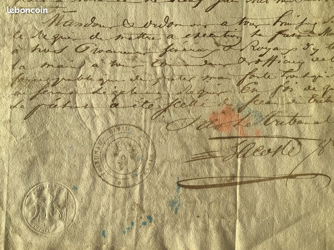 D'Esparbès de Monlaur 1828 Montesquiou Gers (image 2)