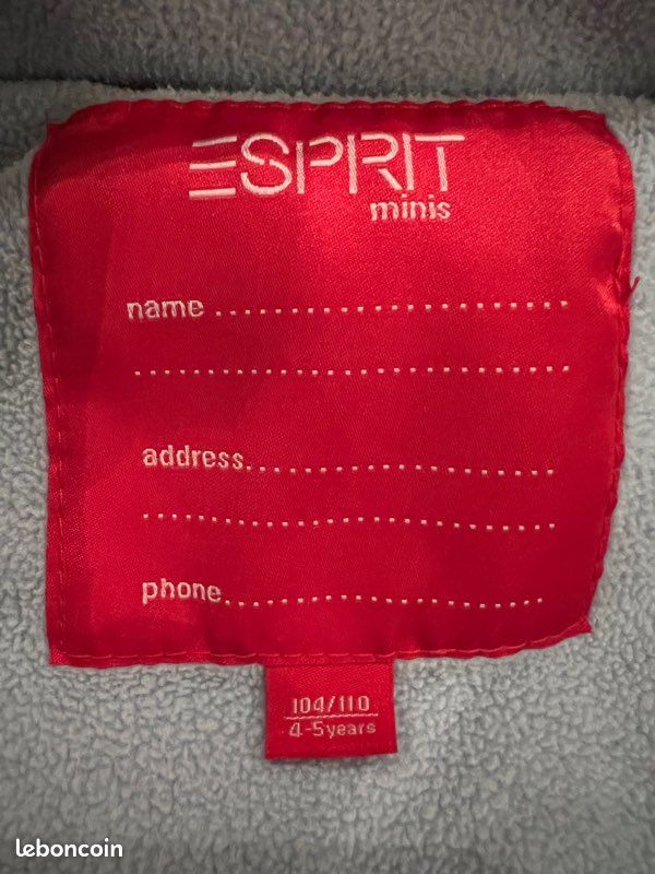 Doudoune très chaude Esprit marron 4-5 ans (image 4)