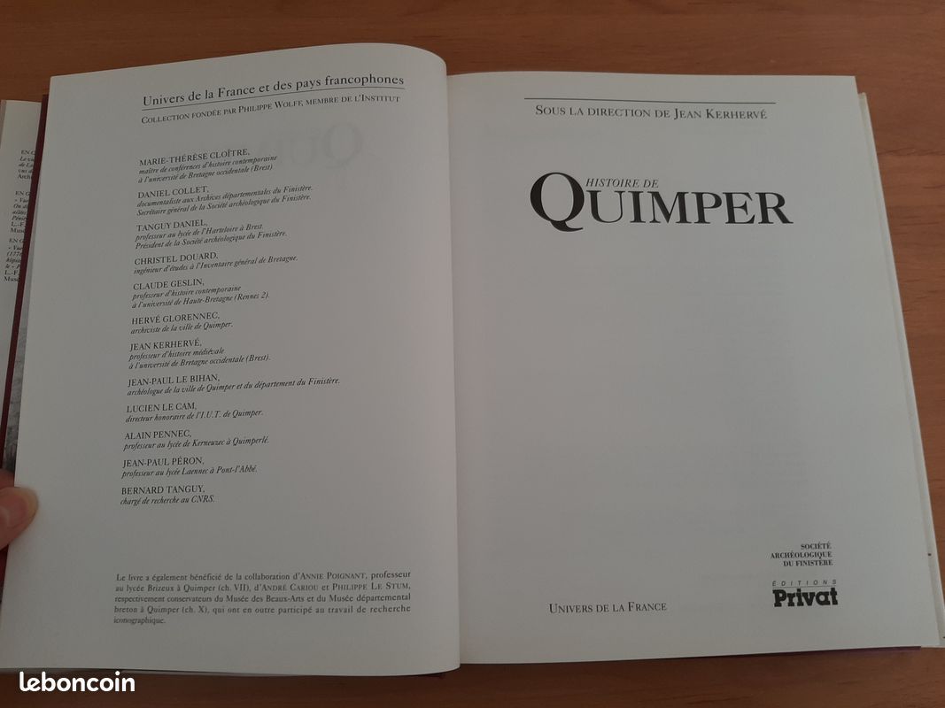 Livre grand format « Histoire de Quimper » (image 5)