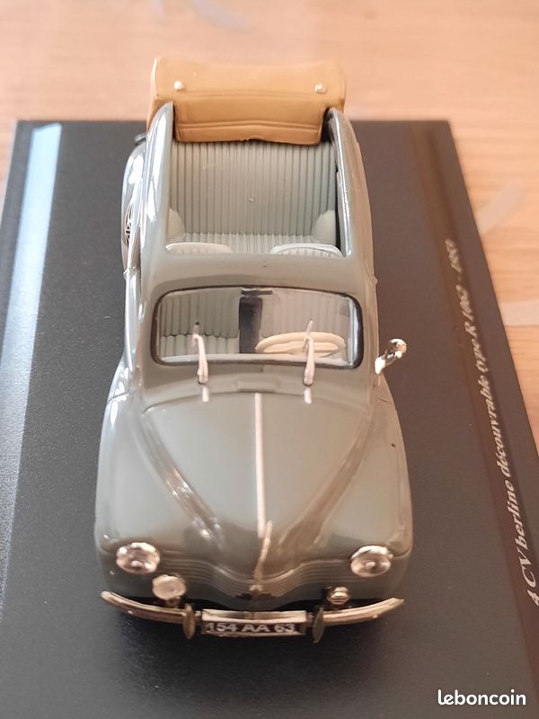 Renault 4cv berline decouvrable type r 1062 de 1953 - 1/43 (image 5)