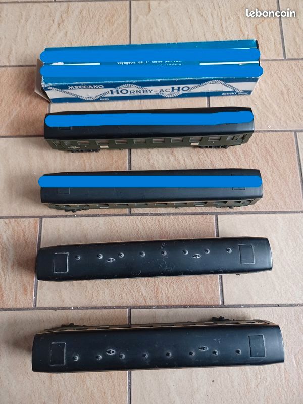 Rame 3 Voitures Voyageurs 1ère Classe Hornby HO Paris Lille - Occasion