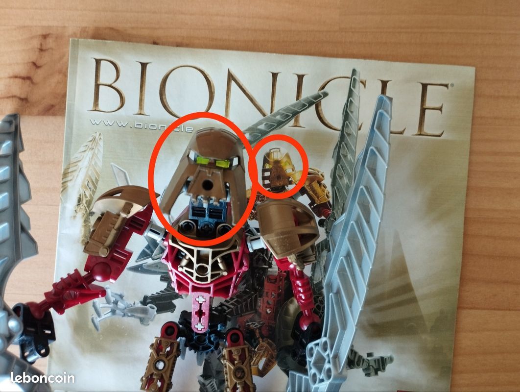 8811 LEGO Bionicle Toa Lhikan and Kikanalo (image 3)
