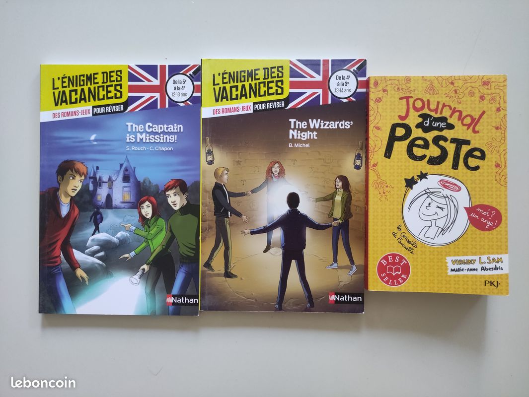 3 livres Anglais et Français (image 1)