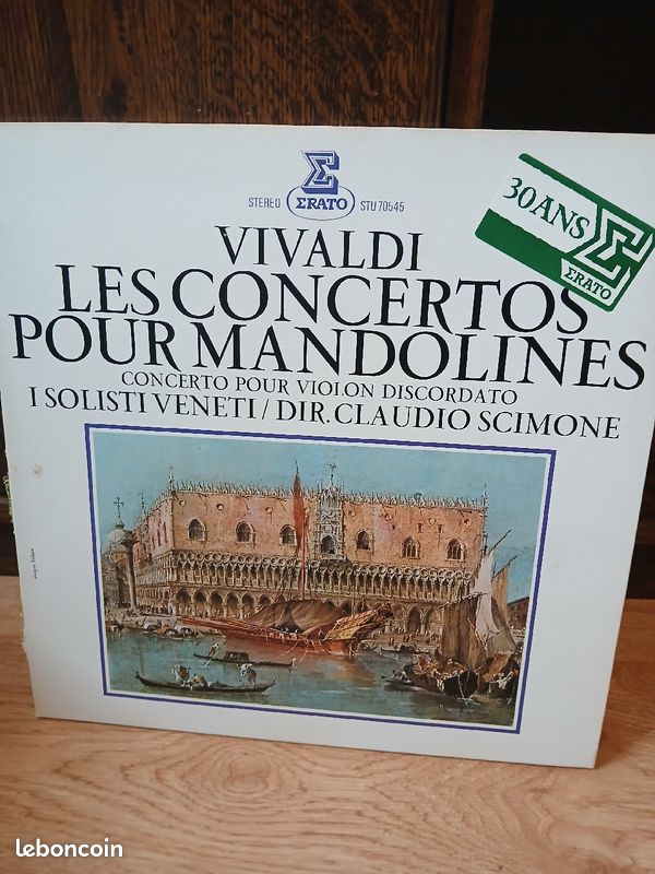 Vinyle Vivaldi Concertos pour Mandoline (image 1)