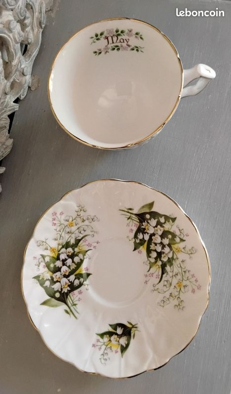 Tasse anglaise en porcelaine Aynsley (image 8)