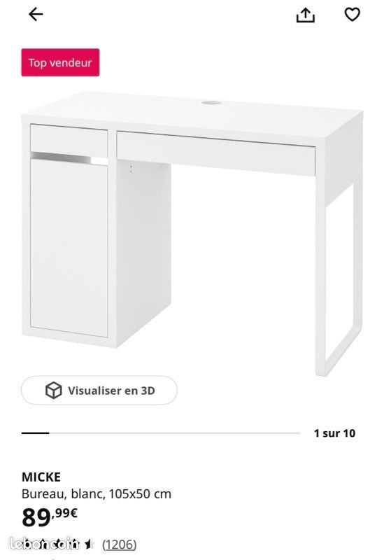 Bureau Ikea (image 7)