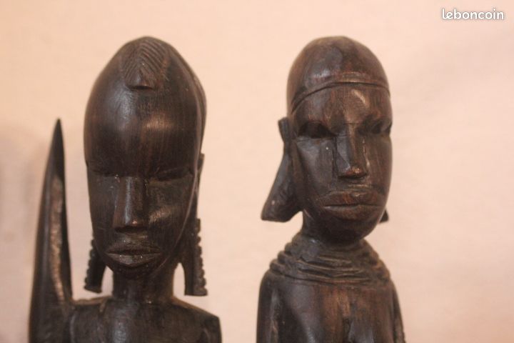 Couple grandes Statues africaines (image 1)