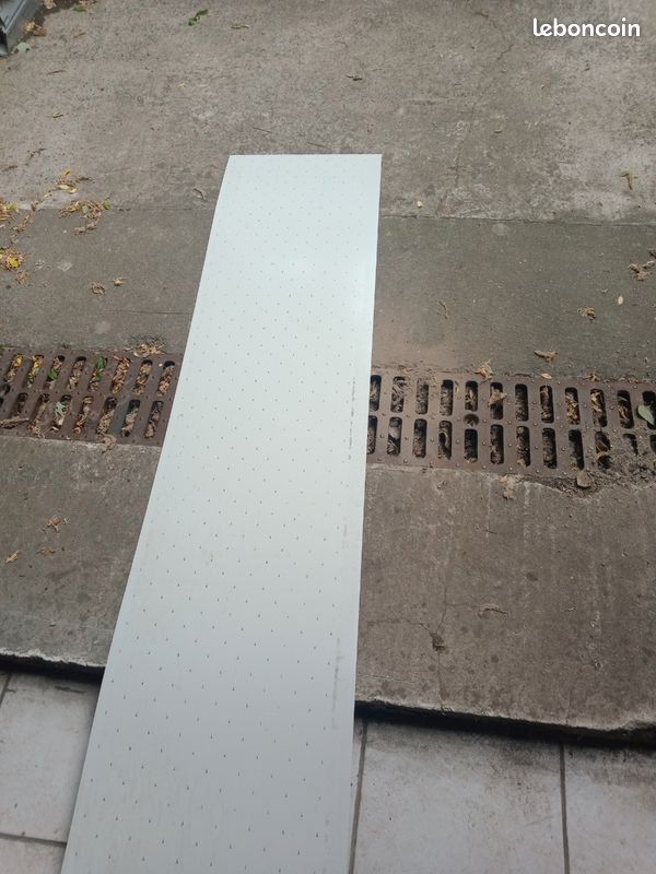 Tôles plane blanc acier 41cmx4m (image 2)