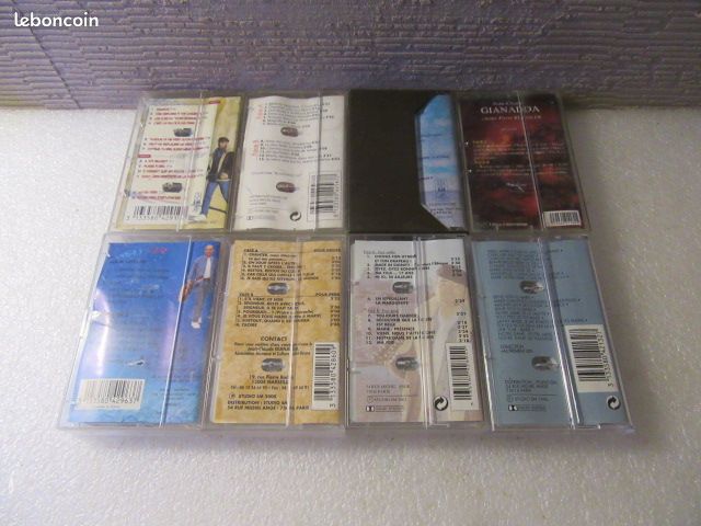 8 Cassettes audio Jean-Claude Gianadda (ou à l’unité) (image 2)