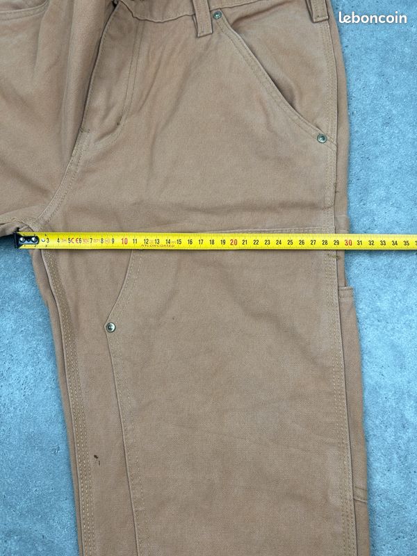 Carhartt pantalon marron 34x30 workwear homme relaxed fit (474) (image 8)