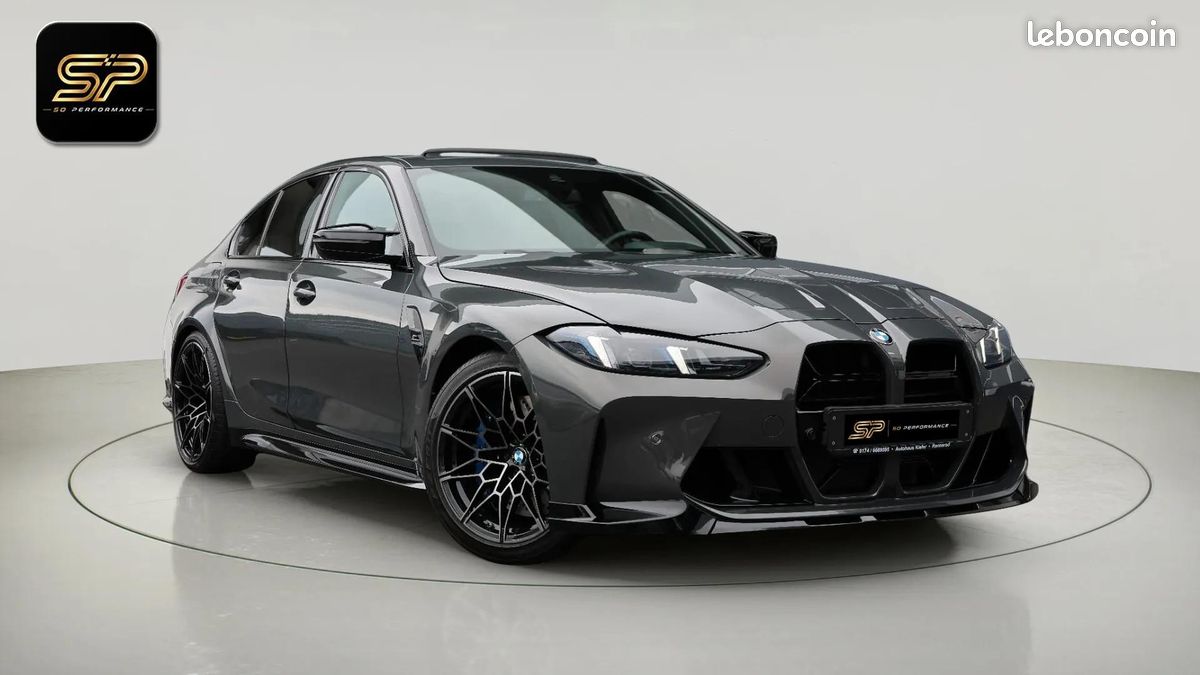 BMW M3 Competition * Dravit Grey * Toit Ouvrant * Harman Kardon * HUD * Sièges M Carbon Look (image 2)