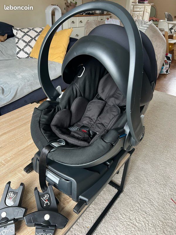 Siège auto cosy Babyzen Yoyo 0+ avec isofix et adaptateur poussette (image 1)