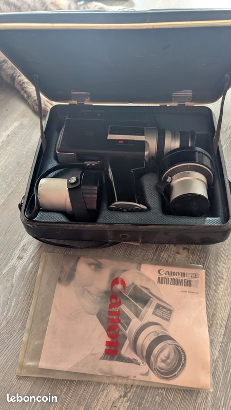 Caméra Canon super 8 auto zoom 518 SV - Photo, audio & vidéo