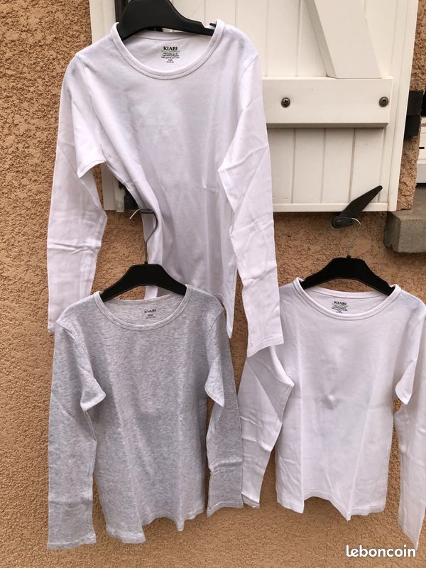 Maillots de corps garçon manches longues - Taille 10 ans (image 1)