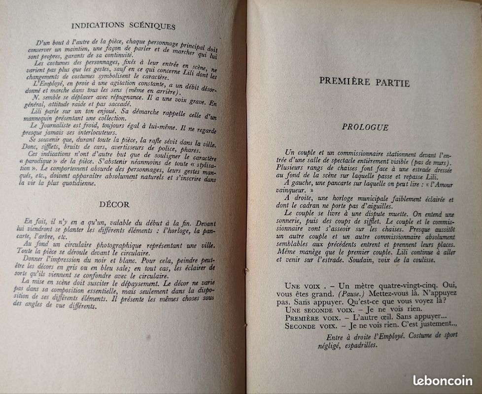 (signé) Adamov, Théatre I (la parodie, l'invasion,la grande et la petite manoeuvre...) (image 6)