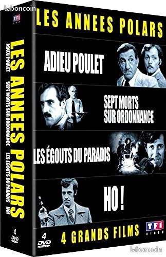 Les Années Polars, Coffret 4 DVD : Adieu Poulet, Sept Morts Sur Ordonnance, Les égouts de Paradis et Ho (image 1)