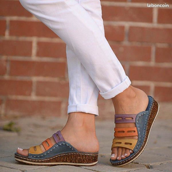 Superbe.2 paires de chaussures "orthopédiques" (40 les 2)-PARFAIT.E*TAT (image 1)