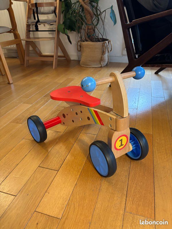 Draisienne /Tricycle enfant en bois (image 1)
