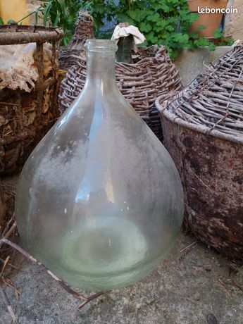 Bonbonne En Verre Ancienne 30 Litres
