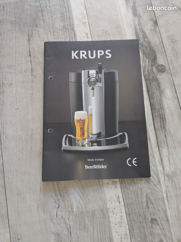 Tireuse à bière KRUPS avec 8 tubes de recharge et la notice (image 7)
