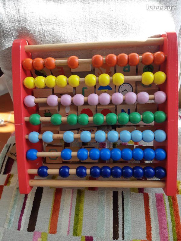 Boulier abécédaire en bois (image 2)