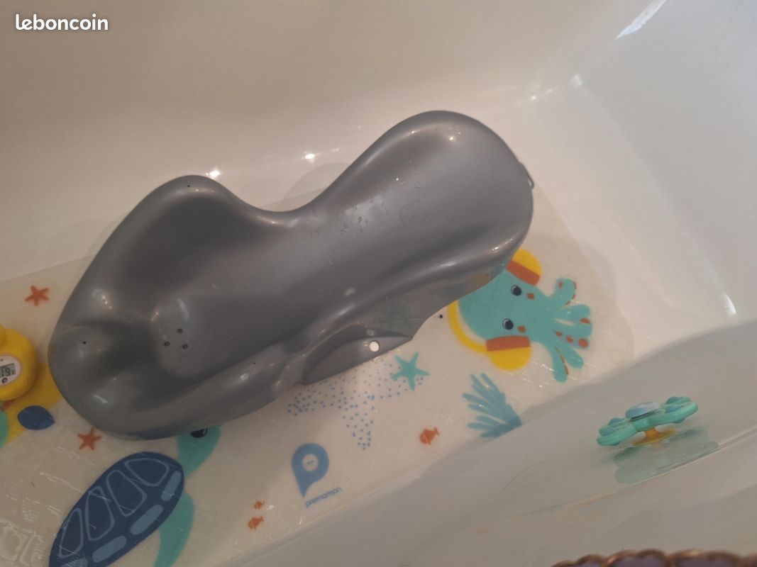 Baignoire anatomy évolutive gris perle soft gris de Tigex sur allobébé