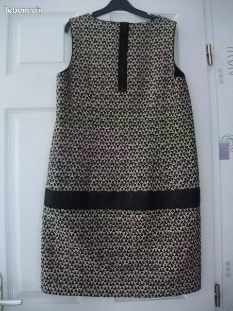 Robe Cop Copine Modèle Safran Taille 42, Grise, Manches Longues - Occasion Très Bon état
