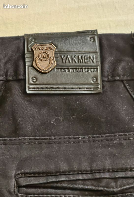 Pantalon Homme Noir Élégant – Yakmen Collection – Taille 31 (image 4)