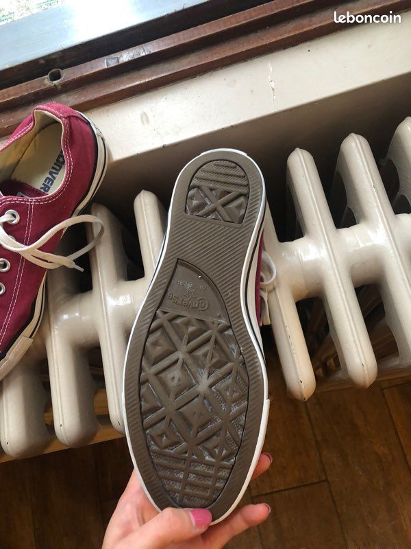 Converses basses bordeaux (image 3)