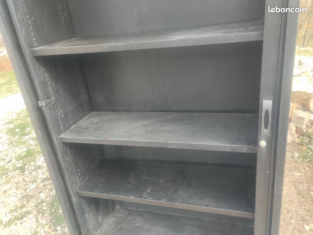 Armoire métallique noire H198 x L120 x P45cm 🤔Prix dégressif (image 4)