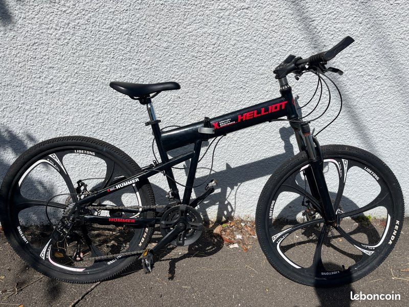Hummer Bicicletta Mountain Bike Pieghevole Bici Elettrica