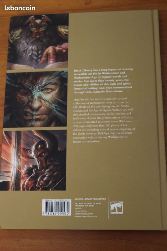 Livre Black Librairy The Art ofWarhammer (image 2)