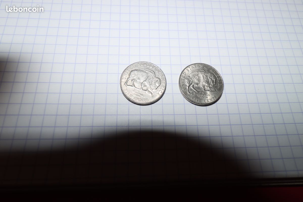 2 piéces 5 Cents 2005 Jefferson (image 2)