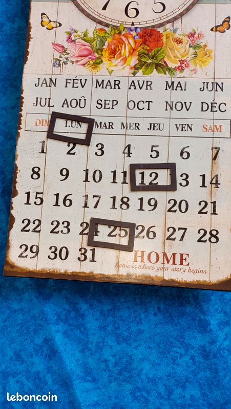 Horloge calendrier (image 2)