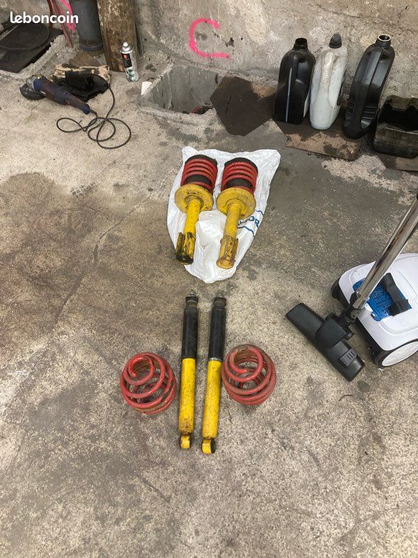 Lot suspension sportive pour Opel Corsa B – combinés filetés + amortisseurs + ressorts (image 1)