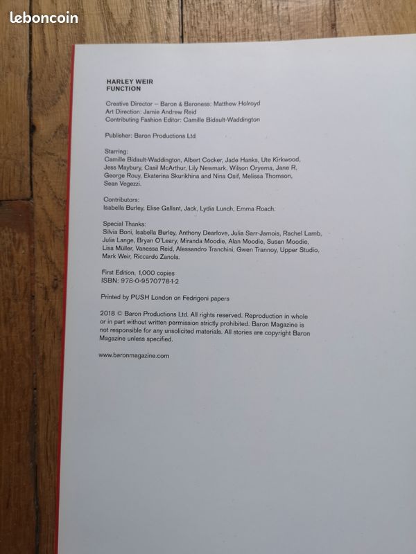 Harley Weir-Baron 5 (Function) (image 2)