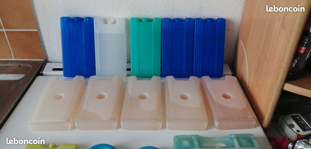 OICEPACK Blocs Réfrigérants, Pains de Glace Réutilisable & Durable pour Sac Isotherme | Sac