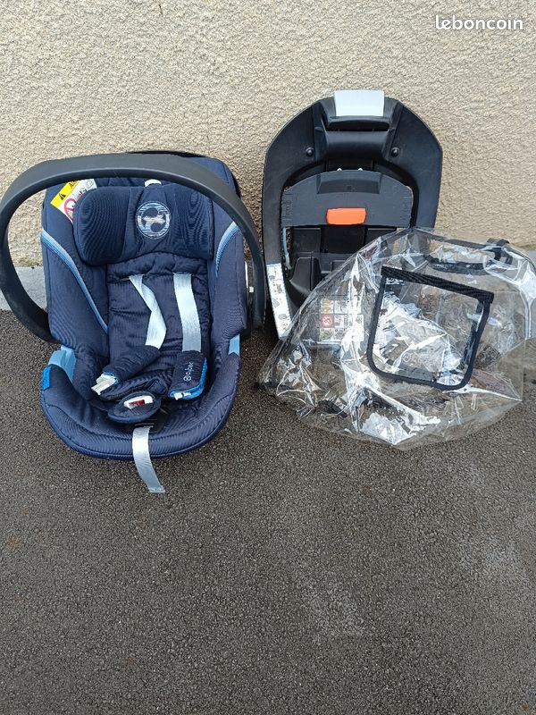 Coque + base ISOFIX et habit de pluie (image 2)