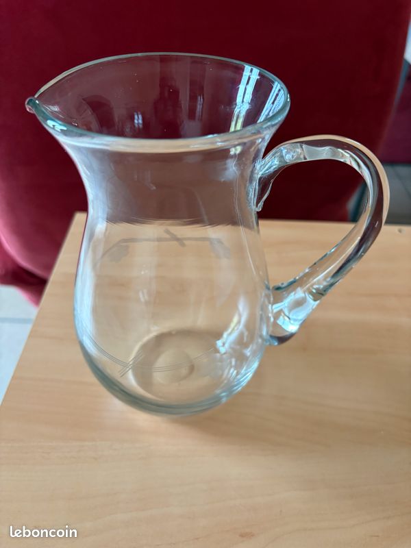 Pichet, cruche en verre (image 3)