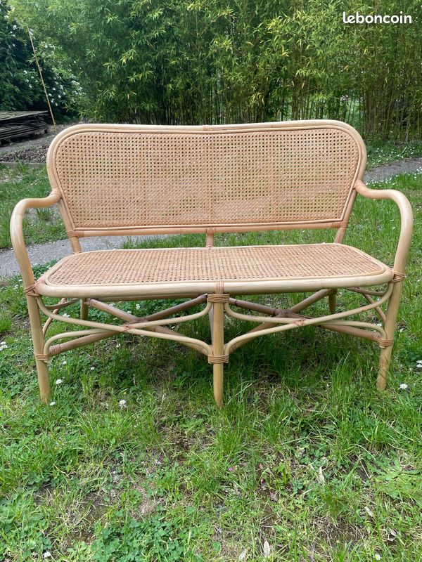 Banquette rotin cannage Broste Copenhagen (image 6)