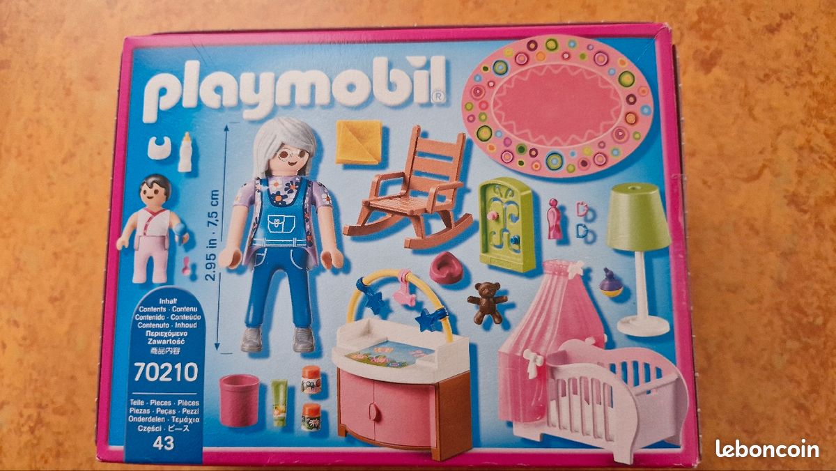 Playmobil dollhouse chambre enfant 70210 (image 2)