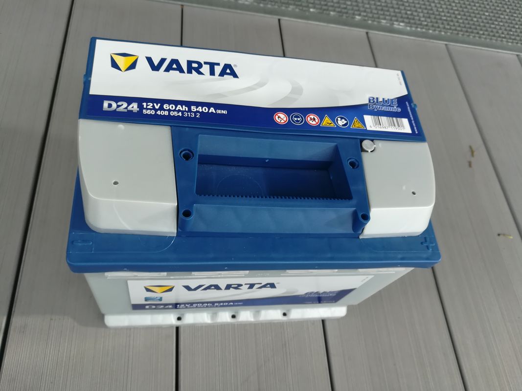 Autobatterie Starterbatterie VARTA BLUE dynamic D59 12V 60Ah 560