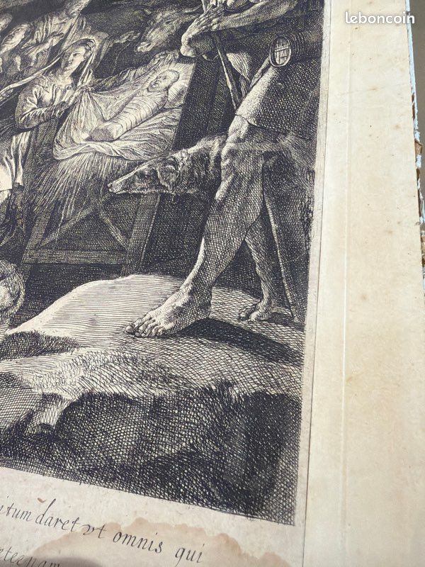Estampe l’adoration des bergers (image 8)