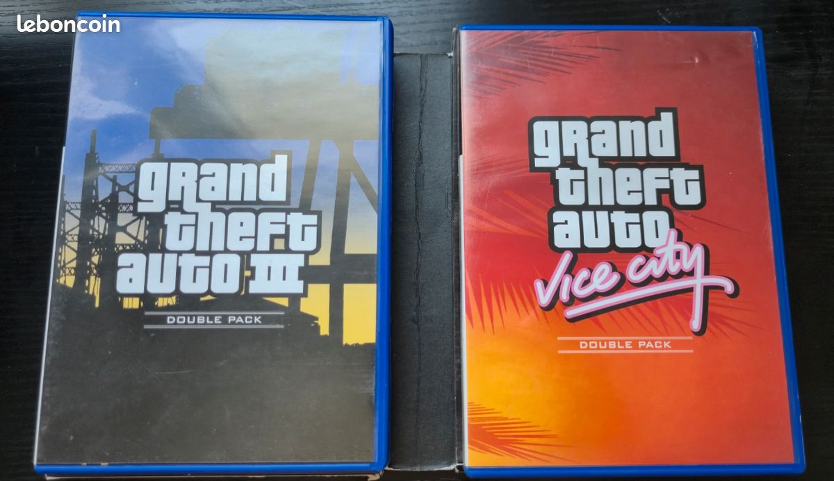 GRAND THEFT AUTO Vice City Double Pack Sony Ps2 Eur Fr EUR 22,00 - FR